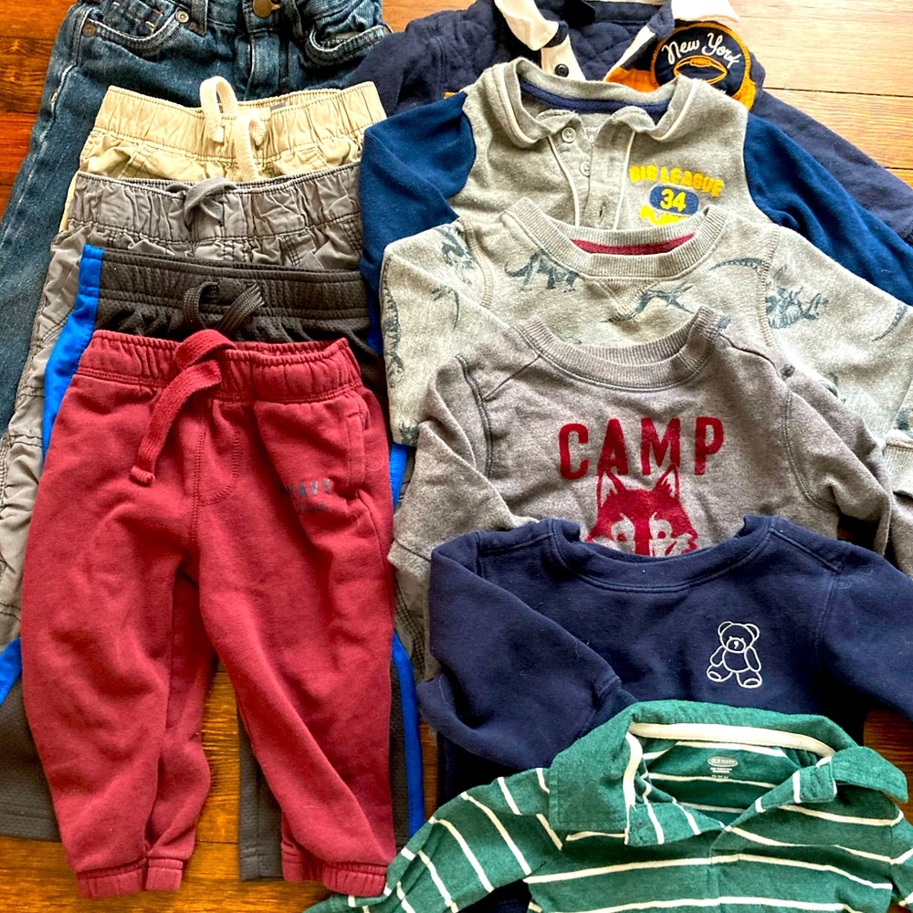 Baby Boys 12-18 Month Lot Pants/Shirts
